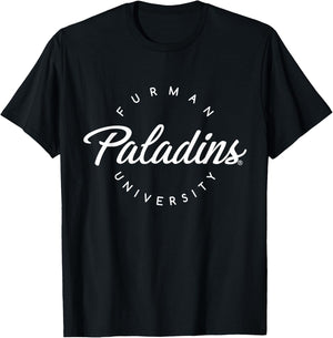 Furman Paladins | Official NCAA University Merch | RYLFUR04 T-Shirt - T-Shirt | Black