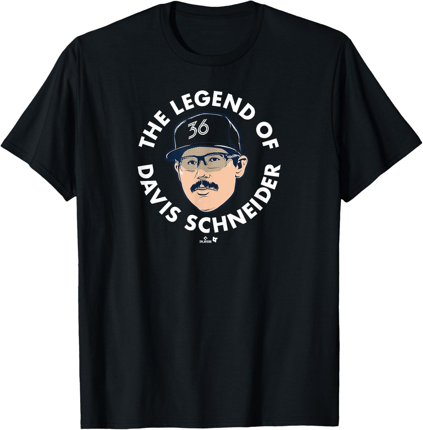The Legend of Davis Schneider - Toronto Baseball T-Shirt - T-Shirt | Black