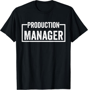 Production Manager T-Shirt - T-Shirt | Black