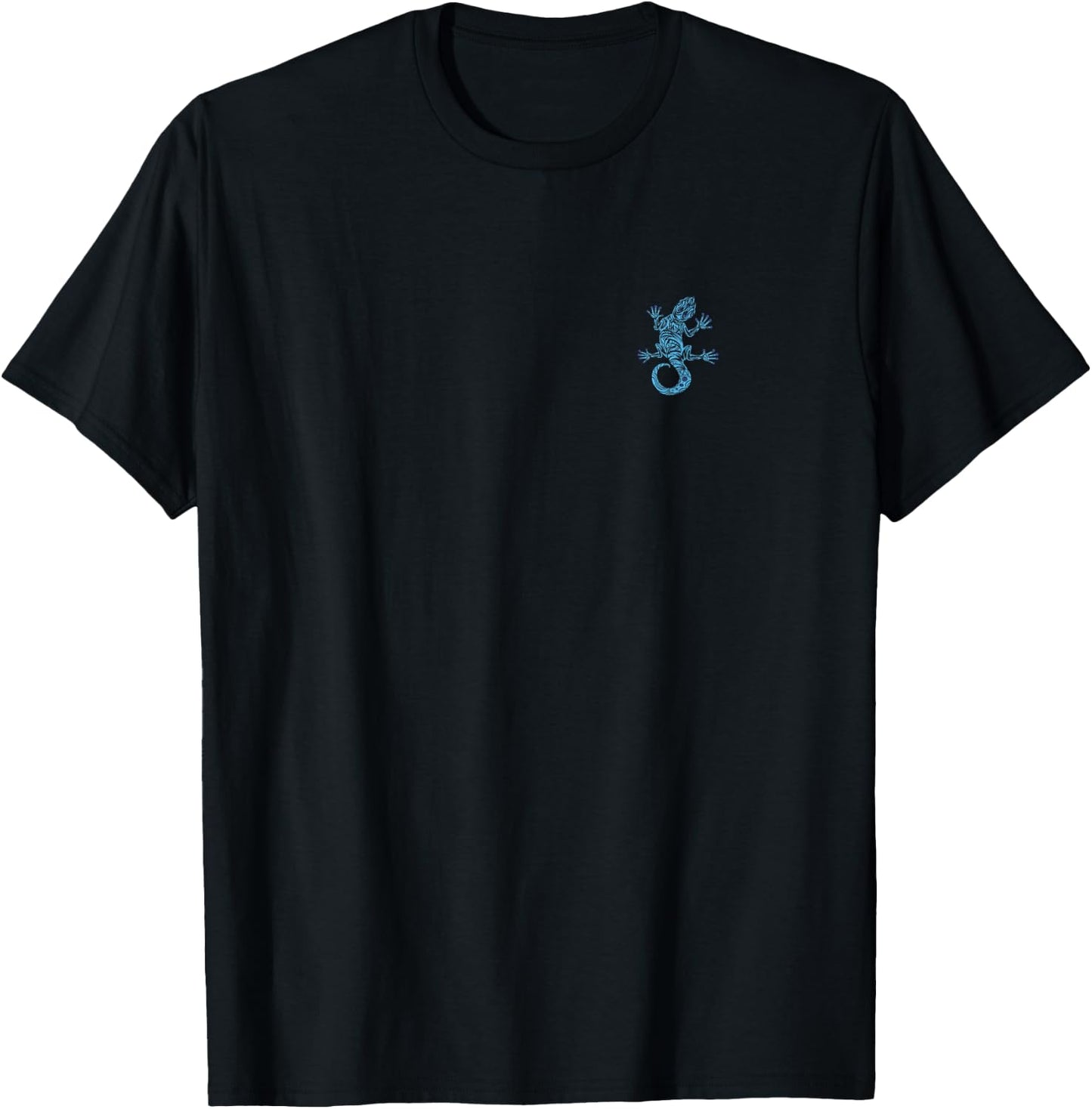 Tribal Hawaiian Gecko T-Shirt - T-Shirt | Black