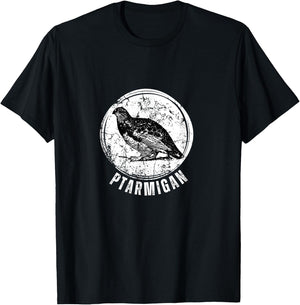 Ptarmigan Hunting Upland Game Hunting T-Shirt - T-Shirt | Black