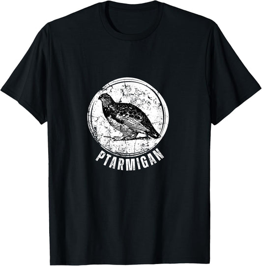 Ptarmigan Hunting Upland Game Hunting T-Shirt - T-Shirt | Black