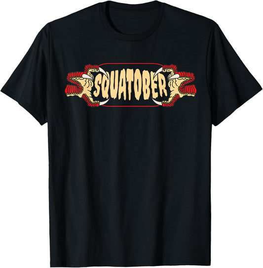 Squatober October Squat Challenge Month T-Shirt - T-Shirt | Black