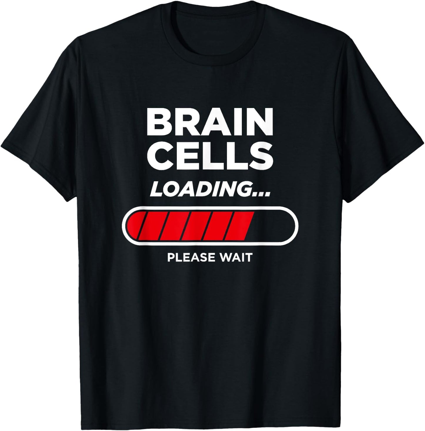 Brain Cells Loading T-Shirt - T-Shirt | Black