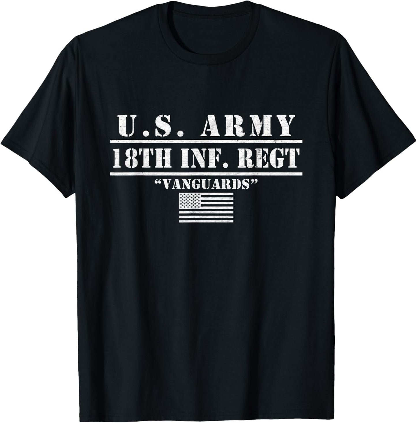 18th Infantry Regiment Fort Riley Kansas 18th Inf Regt T-Shirt - T-Shirt | Black