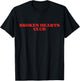Original Broken Hearts Club Y2K Aesthetic Trendy T-Shirt - T-Shirt | Black