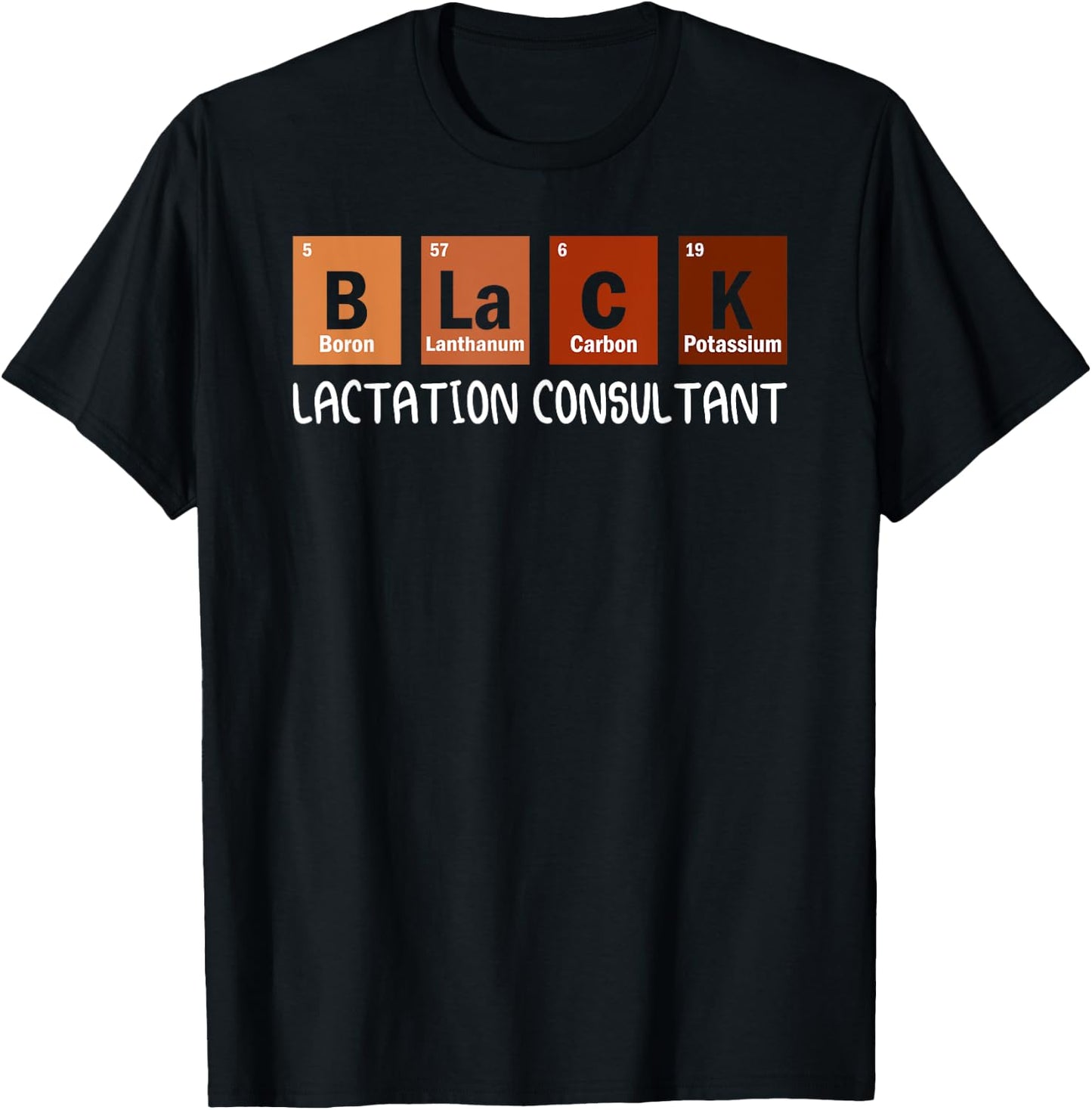 LC Consultant Lactation Consultant Nurses Day T-Shirt - T-Shirt | Black