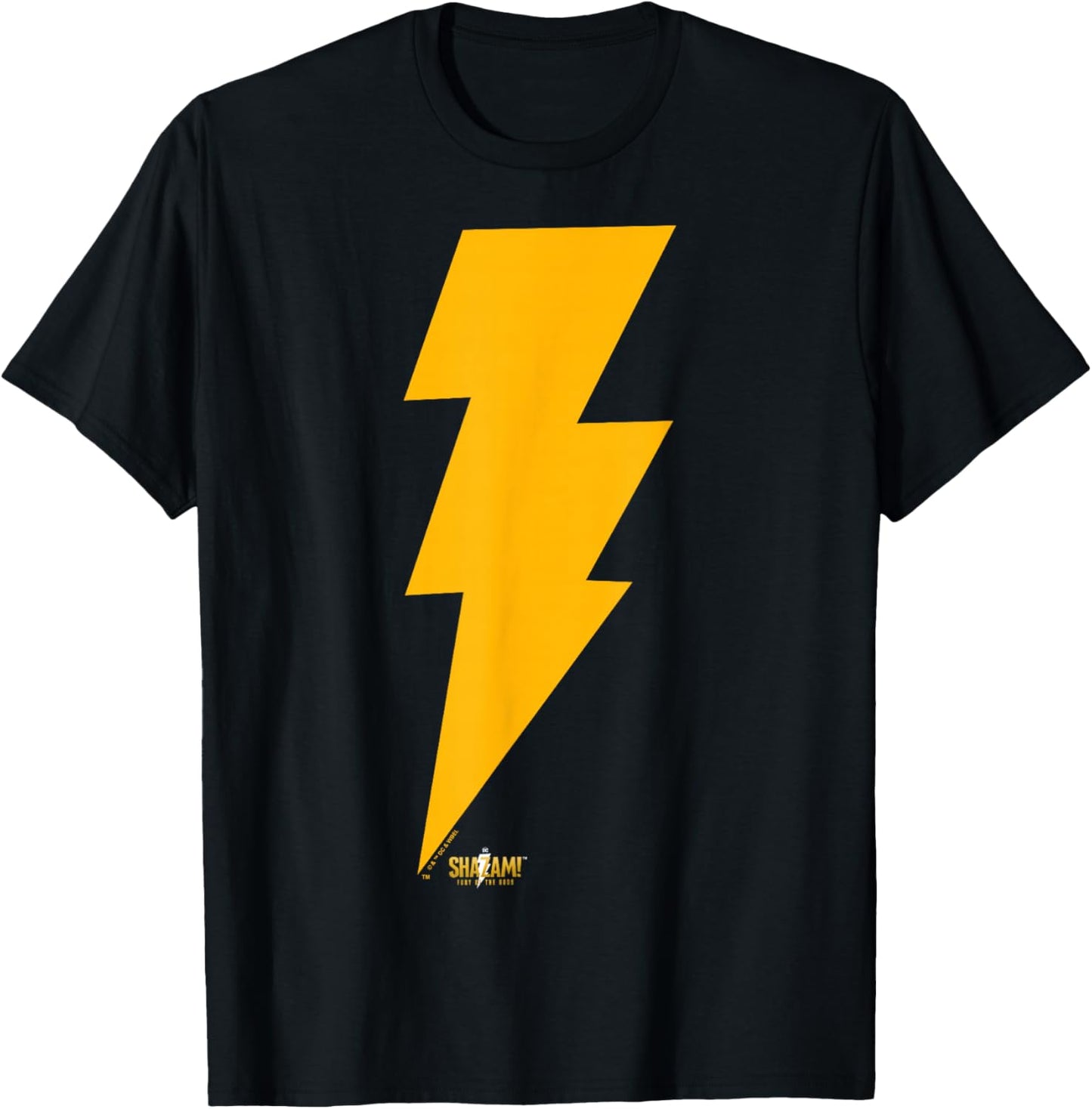 Shazam! Fury of the Gods Halloween Lightning Bolt Epic Logo T-Shirt - T-Shirt | Black