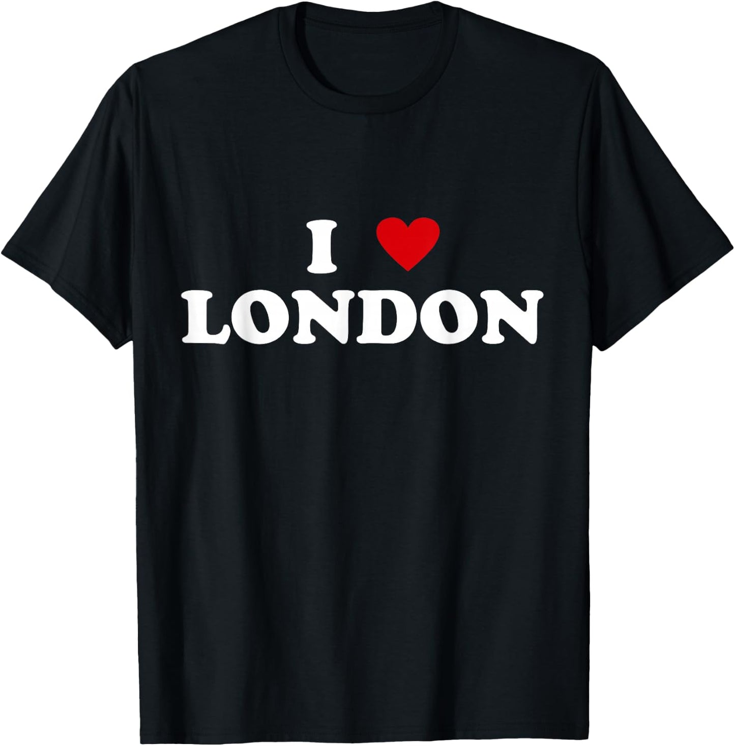 I Heart United Kingdom City - I Love London T-Shirt - T-Shirt | Black