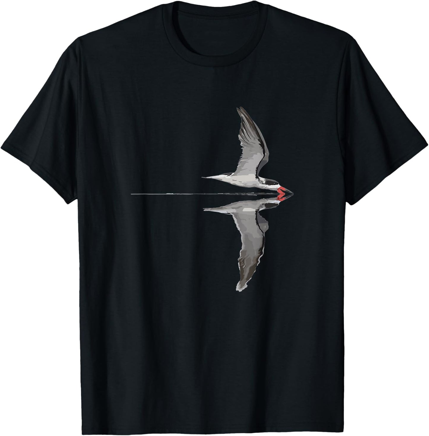 Black Skimmer s Water Color s Bird Watcher's T-Shirt - T-Shirt | Black
