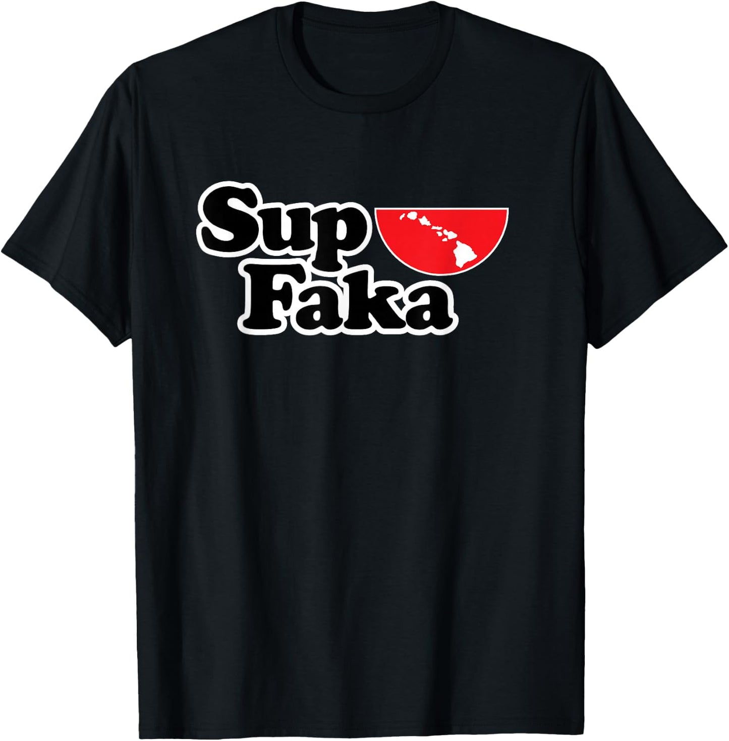 Hawaiian SupFaka Kanaka Maoli T-Shirt - T-Shirt | Black
