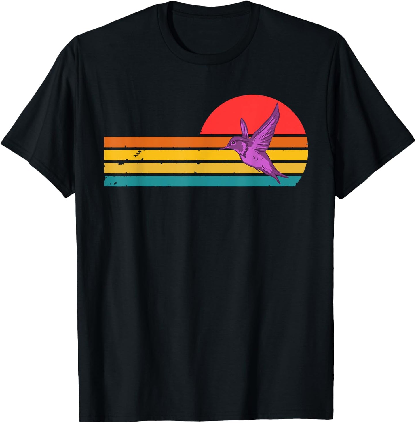 Purple Martin Bird Vintage Retro 80s Purple Martin T-Shirt - T-Shirt | Black