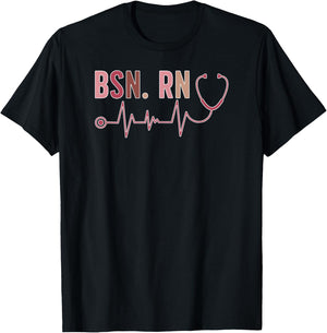 Graduate BSN Registered Nurse Graduation BSN RN Graduation T-Shirt - T-Shirt | Black