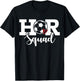 HR Squad Soccer Costume Funny Human Resource T-Shirt - T-Shirt | Black
