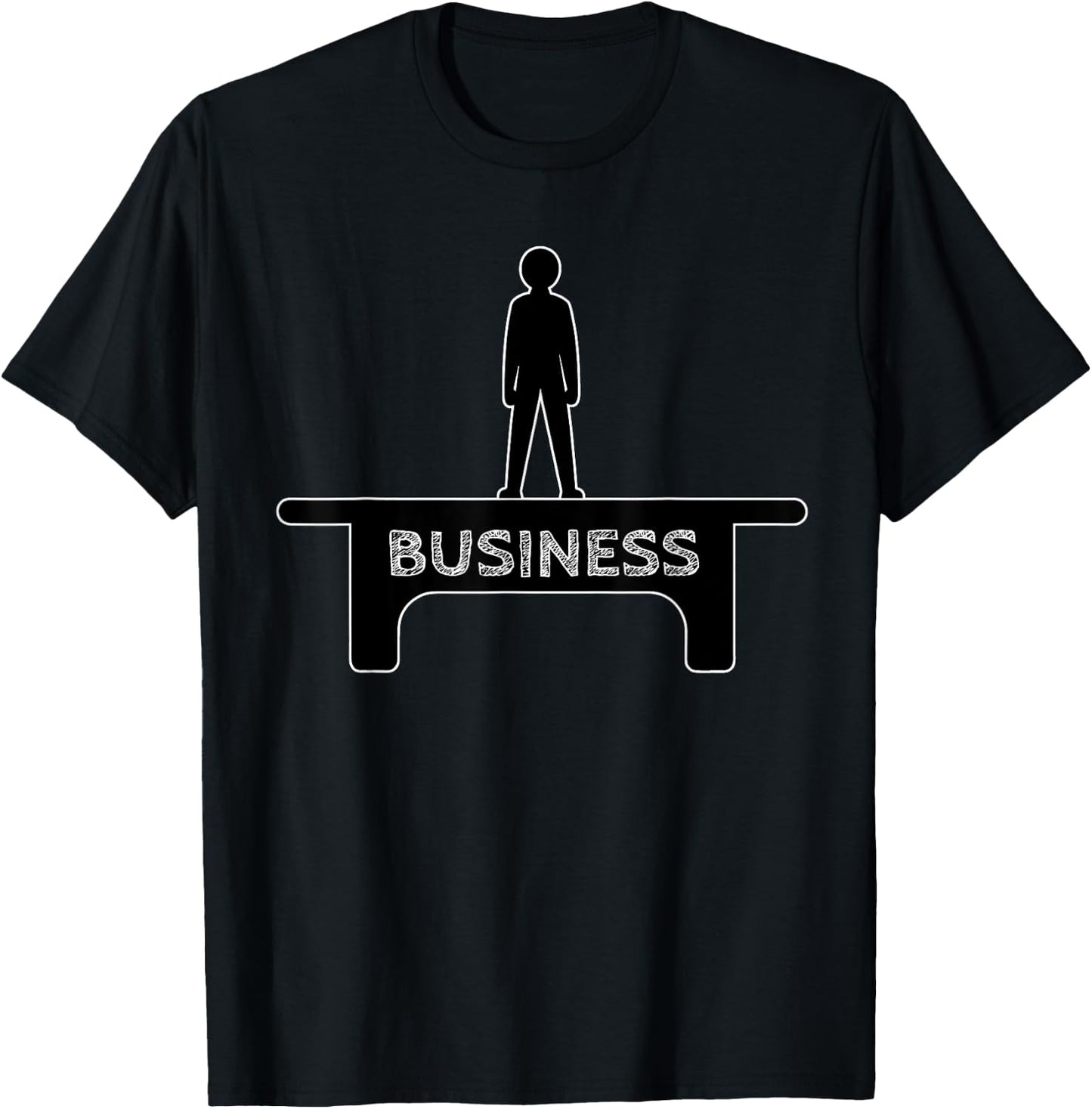 Standing on Business T-Shirt - T-Shirt | Black