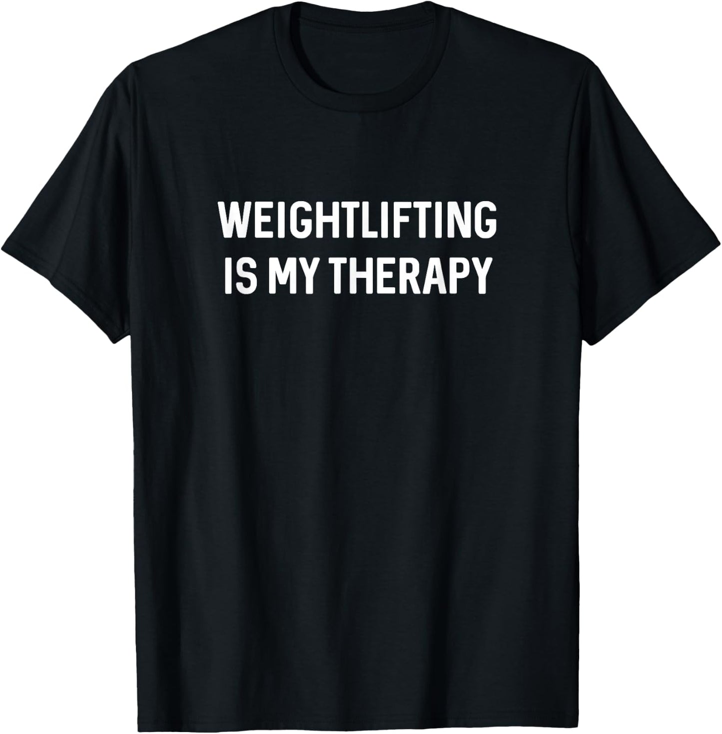 Lifting By Design Company Gym Lover Gifts Weightlifting Is My Therapy Funny Workout -Adults Black Short Sleeve Classic Fit Cotton Blend Small T-Shirt - T-Shirt | Black