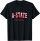 Arkansas State Wolves | Official NCAA University | RYLAKS07 T-Shirt - T-Shirt | Black