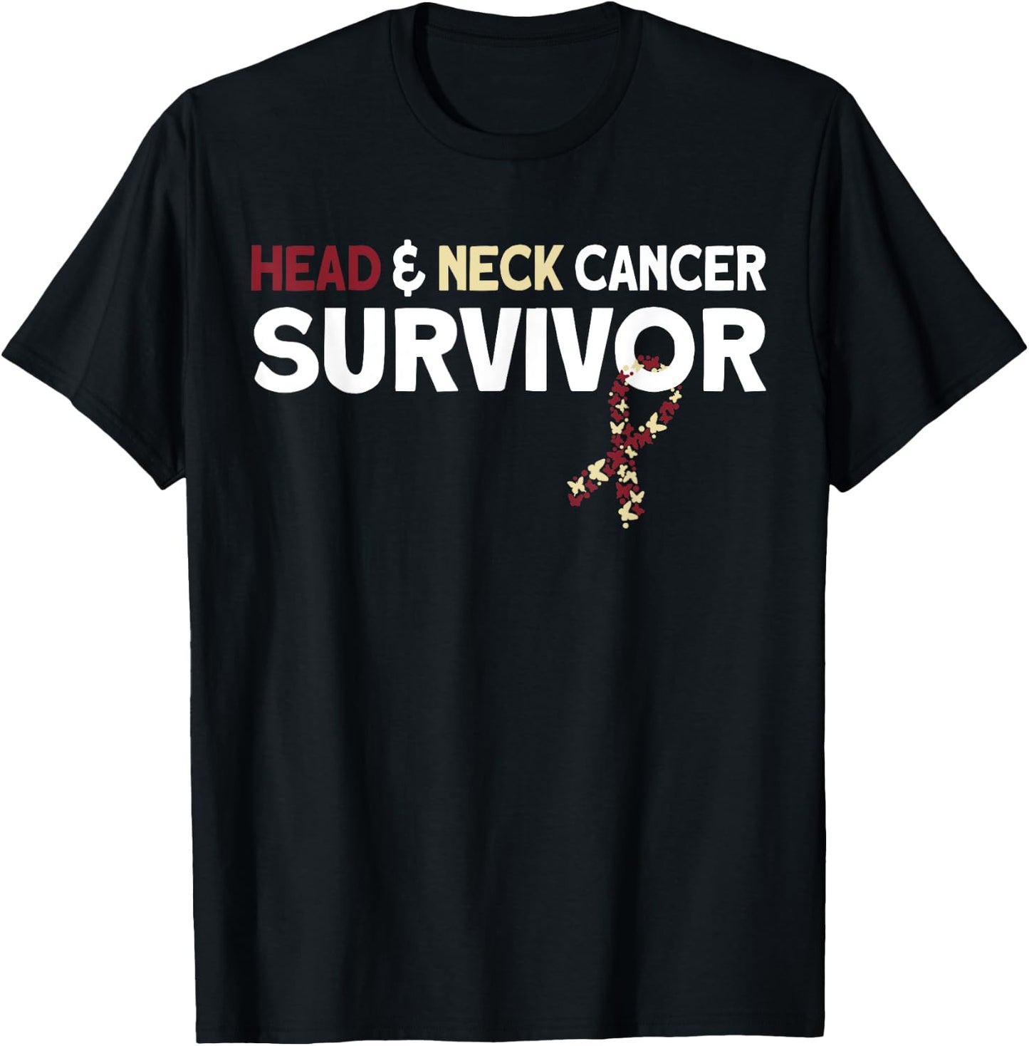 Head And Neck Cancer Survivor T-Shirt - T-Shirt | Black