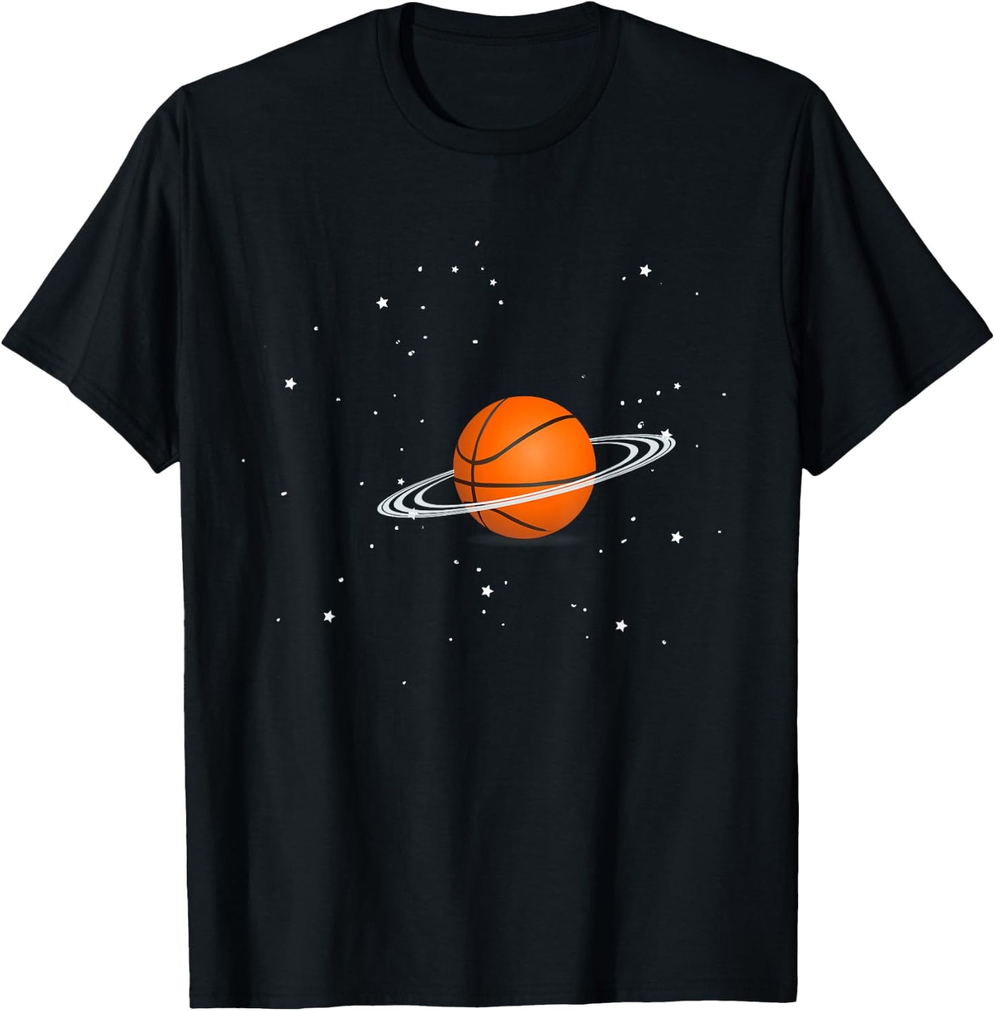 Basketball lovers basketball player space funny T-Shirt - T-Shirt | Black