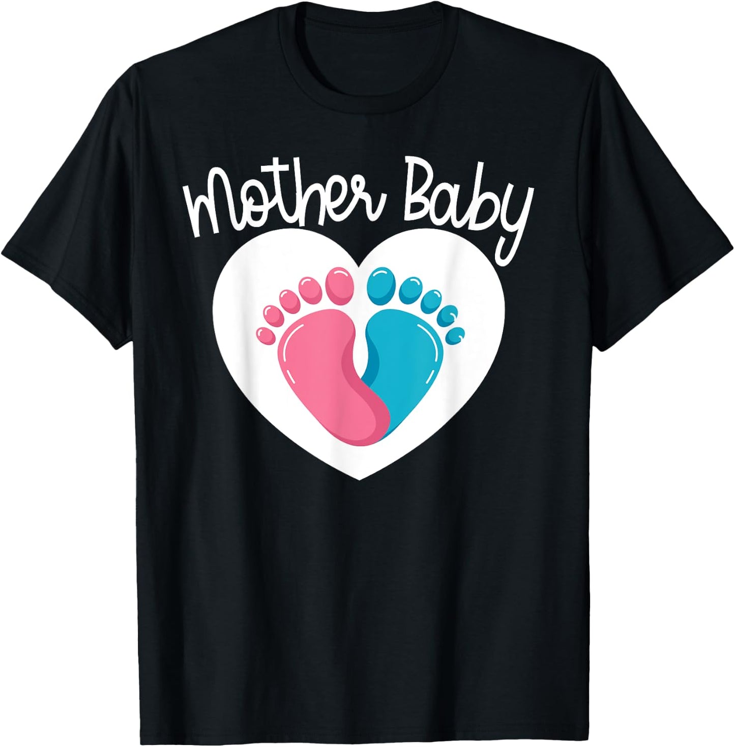 Mother Baby Nurse Appreciation Postpartum Team Nursing Squad T-Shirt - T-Shirt | Black