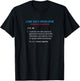 LIME KILN OPERATOR Definition T-Shirt - T-Shirt | Black