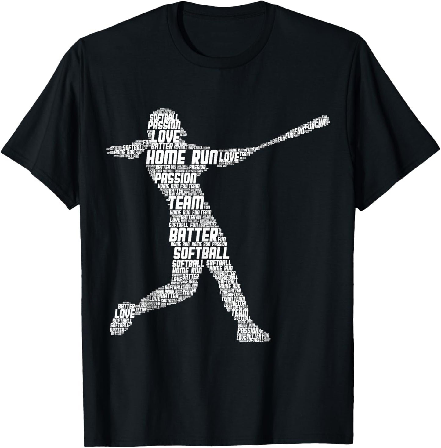 Softball Girl Kids T-Shirt - T-Shirt | Black