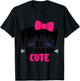 Kids So Franken Cute Toddler Girl Halloween Costume Scary Funny T-Shirt - T-Shirt | Black