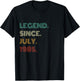 40 Years Old Legend Since July 1985 40th Birthday T-Shirt - T-Shirt | Black