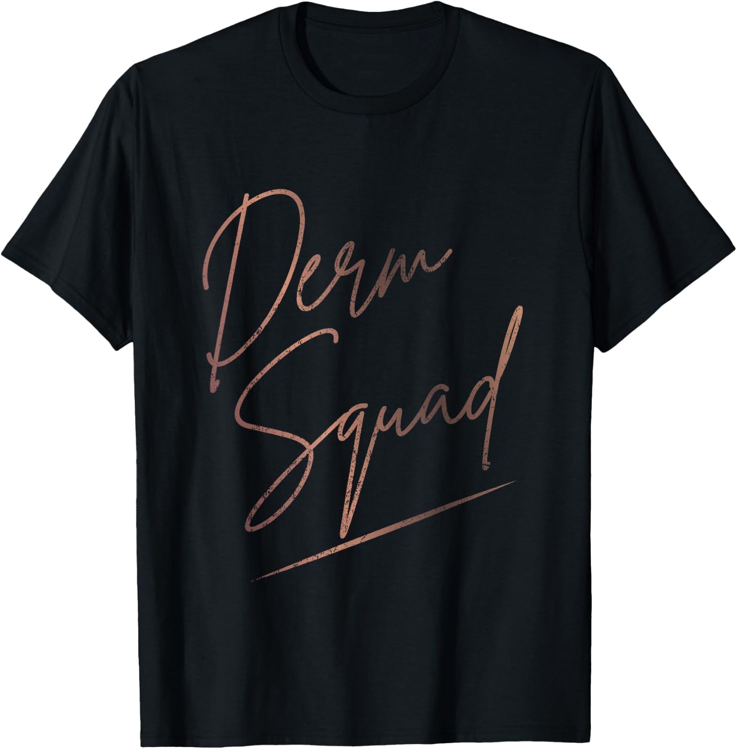 Vintage Derm Squad Dermatology Nurse Cosmetic Dermatologist T-Shirt - T-Shirt | Black