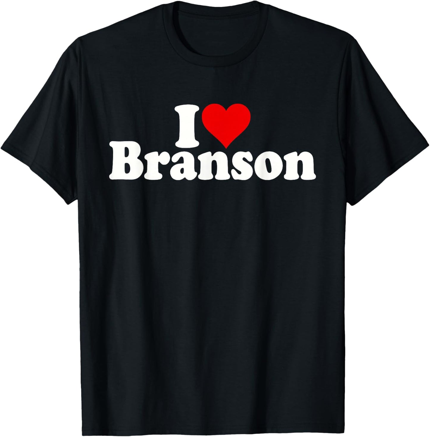 I Love Heart Branson Missouri T-Shirt - T-Shirt | Black