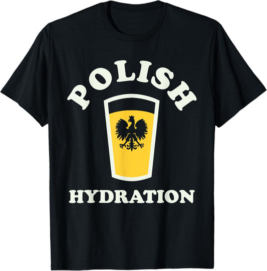 Dyngus Day Buffalo NY Polish Hydration Polish American T-Shirt - T-Shirt | Black
