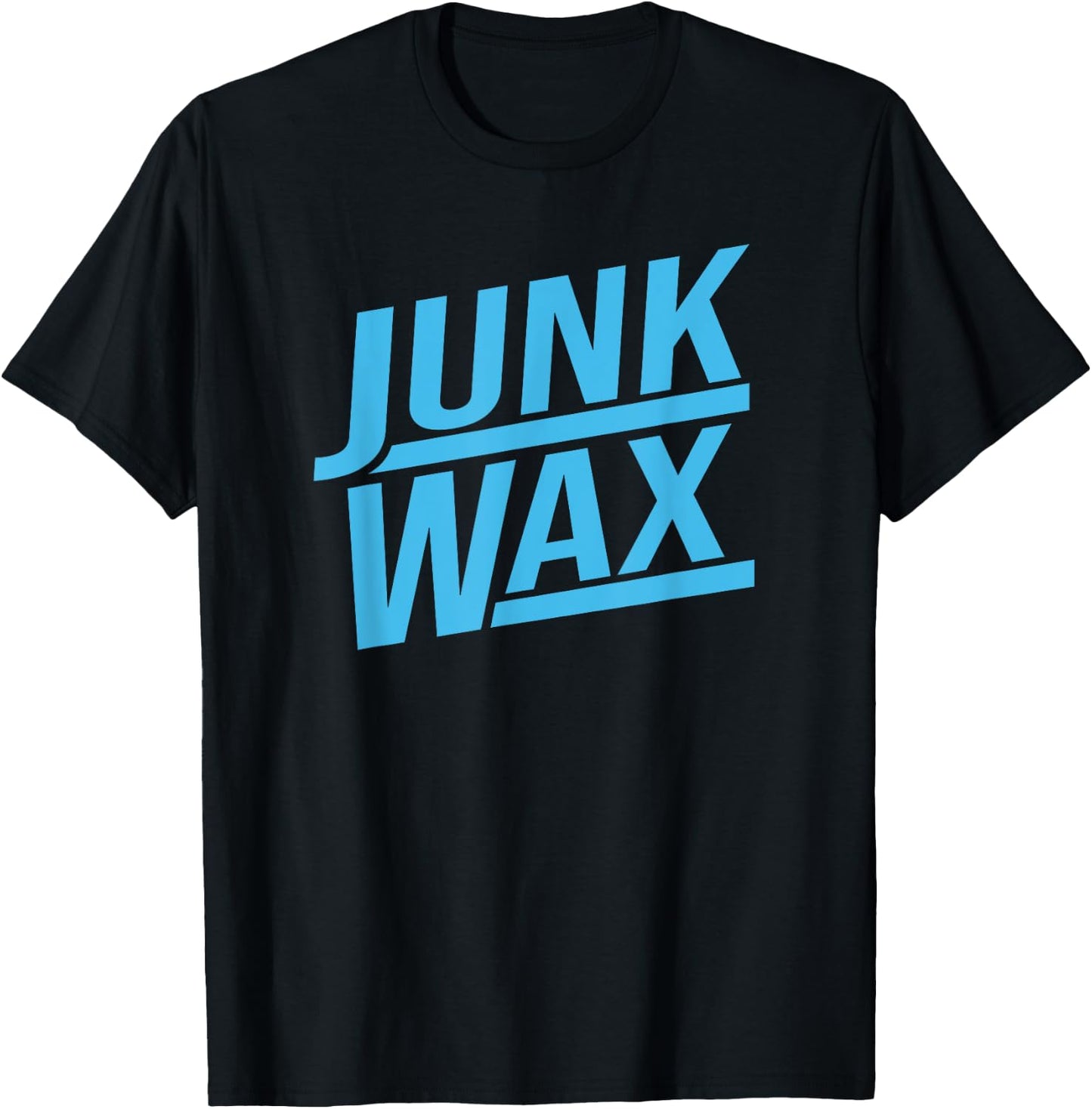 Junk Wax Funny Baseball Card Collector Trading Cards T-Shirt - T-Shirt | Black