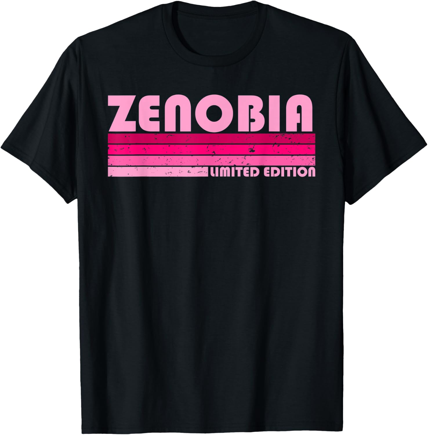ZENOBIA Name Personalized Retro Vintage 80s 90s Birthday T-Shirt - T-Shirt | Black