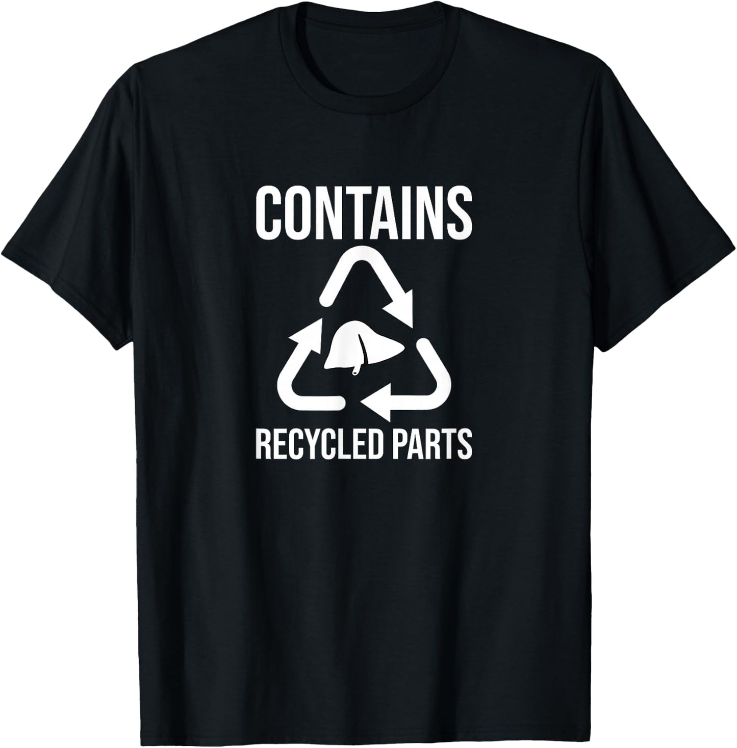Contains Recycled Parts Organ Donor Liver Transplant T-Shirt - T-Shirt | Black