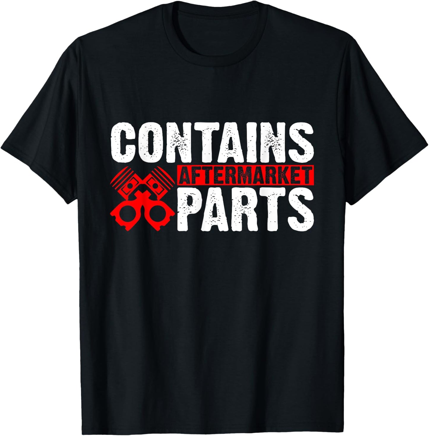 SOMMAS Open Heart Bypass Surgery Contains Aftermarket Parts T-Shirt - T-Shirt | Black