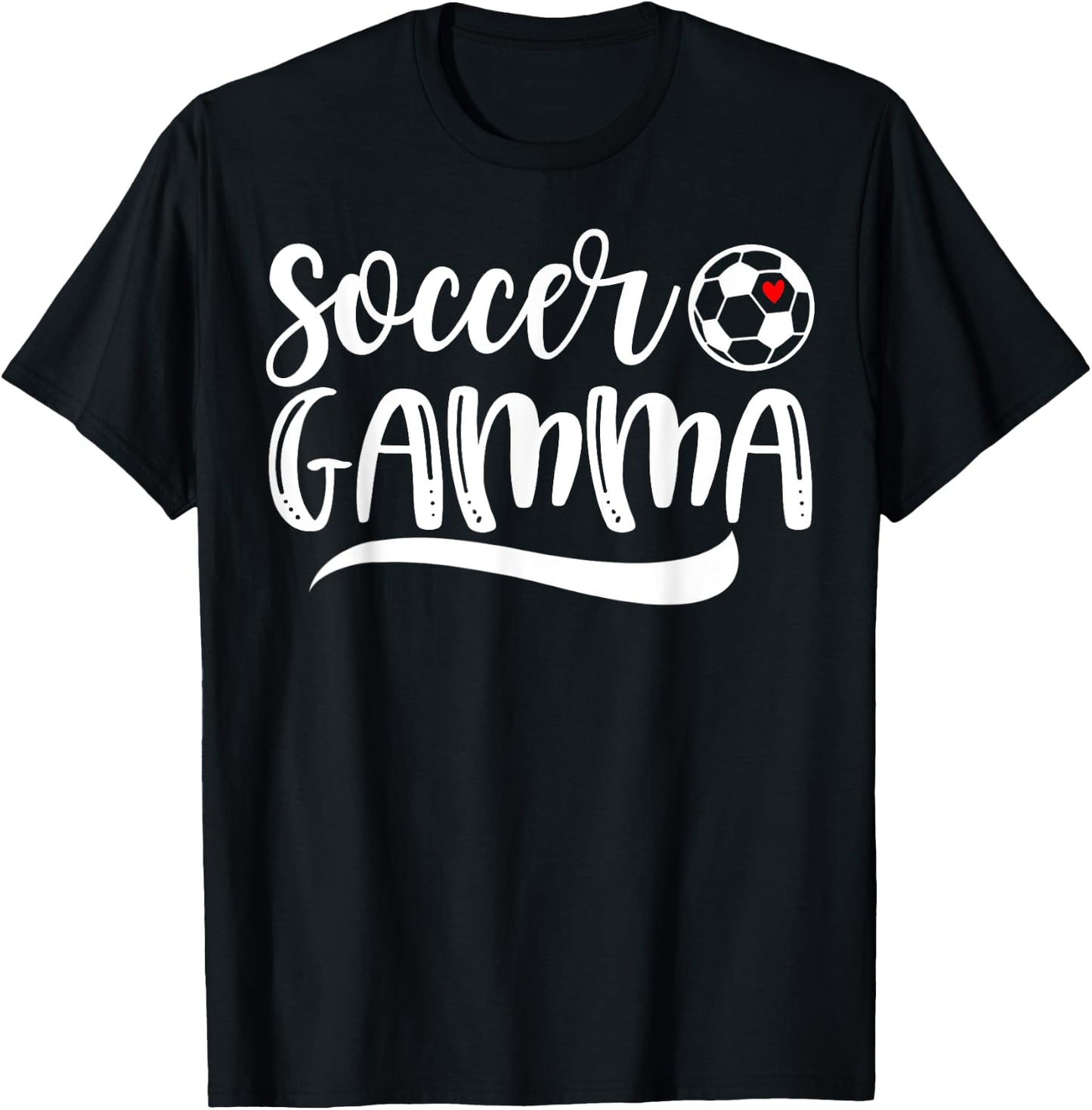 Funny Soccer Gamma Soccer Lover Mother's Day T-Shirt - T-Shirt | Black