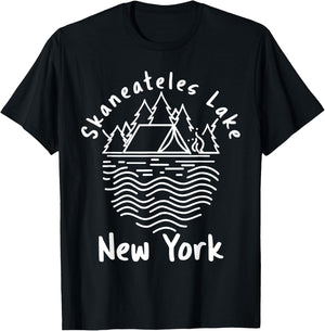 Skaneateles Lake In New York State T-Shirt - T-Shirt | Black