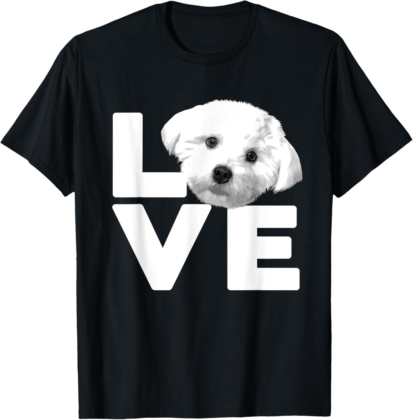 Funny Maltese Women Dog Lover Groomer Owner Puppy T-Shirt - T-Shirt | Black