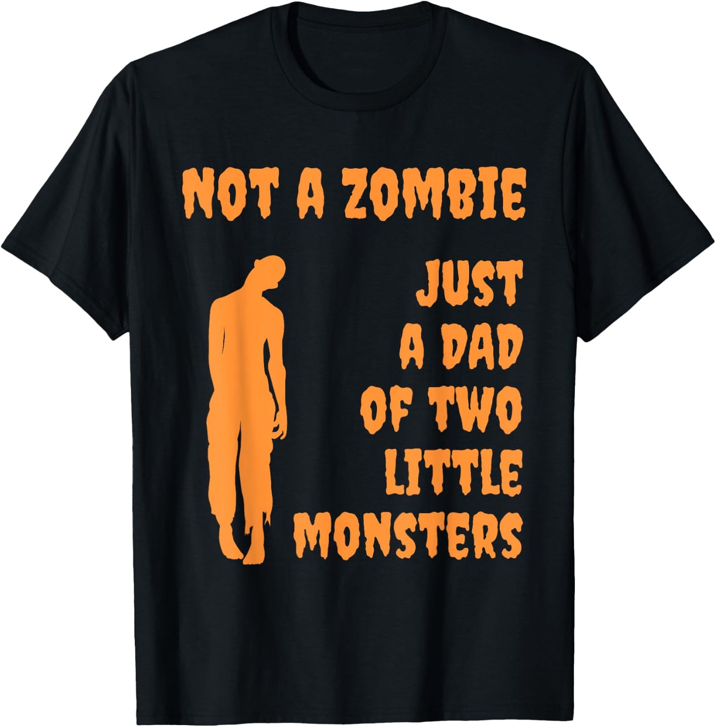 Parental Guidance and Candy Security Halloween Zombie Dad T-Shirt - T-Shirt | Black