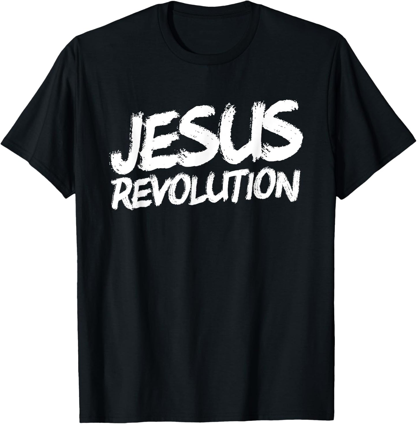 Jesus Revolution Christian Faith Peace Jesus Revolution T-Shirt - T-Shirt | Black