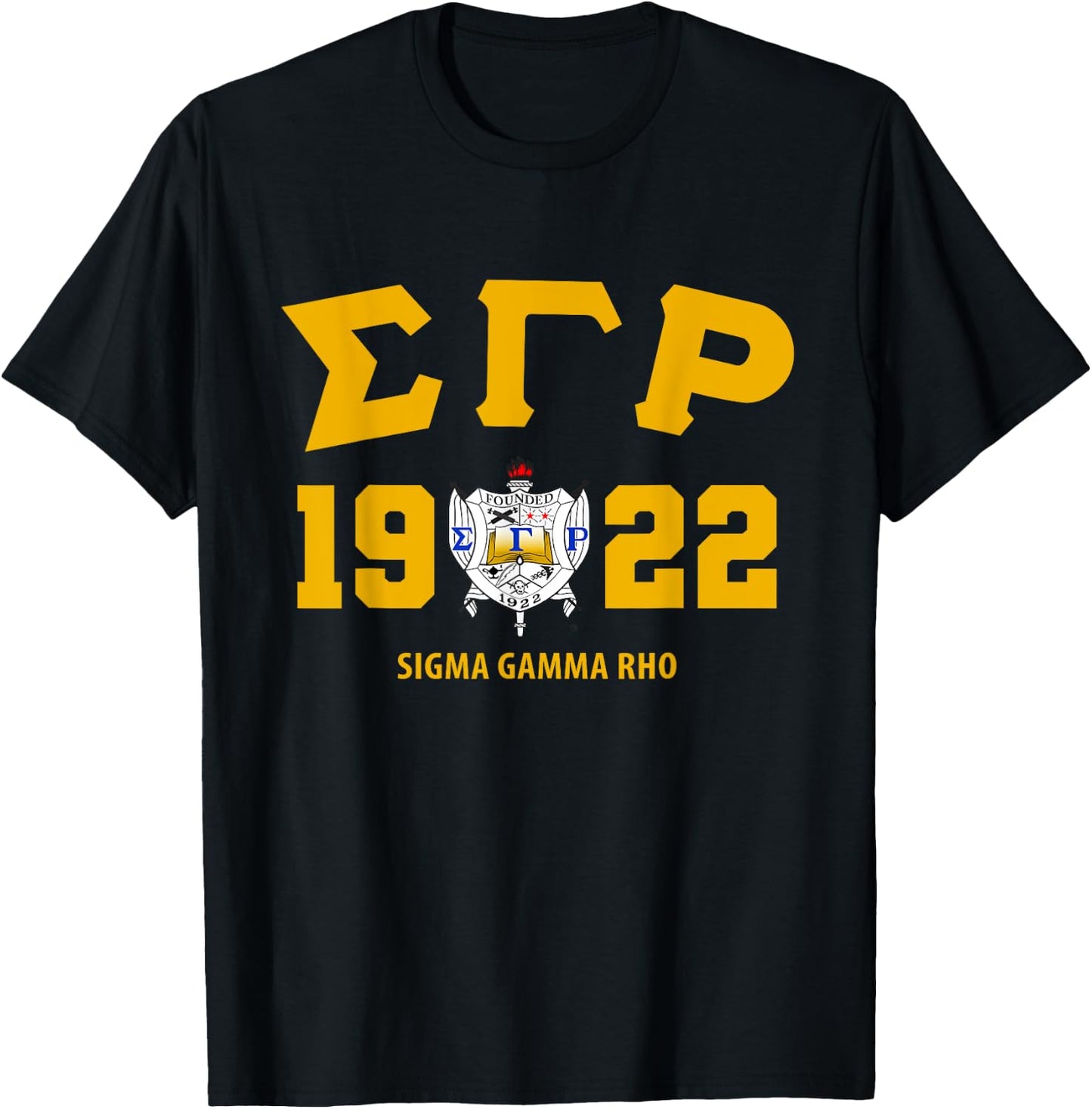Sigma Gamma Rho Sorority Sisterhood T-Shirt - T-Shirt | Black