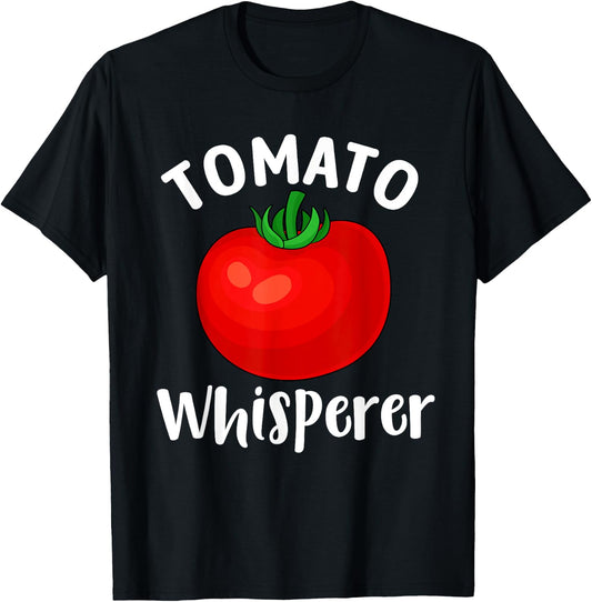 Cool Tomato Whisperer Art Women Plant Tomato Farmer T-Shirt - T-Shirt | Black