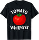 Cool Tomato Whisperer Art Women Plant Tomato Farmer T-Shirt - T-Shirt | Black