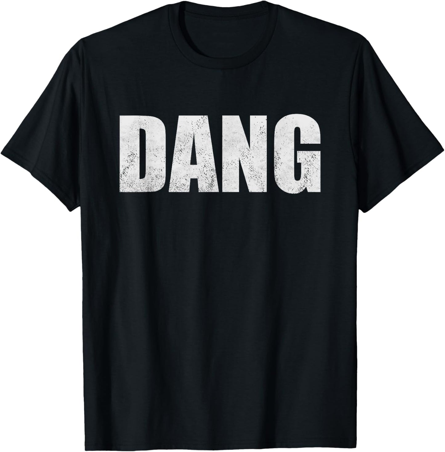 DANG Retro Swearing Colleague Mechanic Swearing Friend Dang T-Shirt - T-Shirt | Black