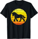 Clydesdale Clydesdales Draft Horse Retro T-Shirt - T-Shirt | Black