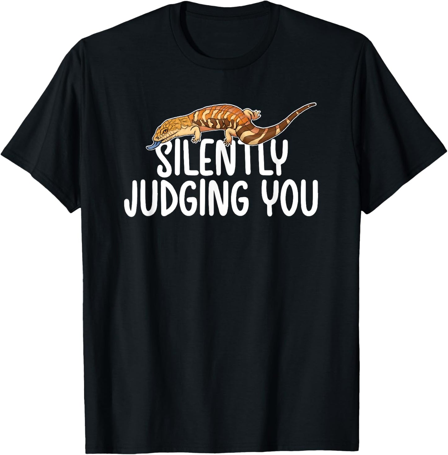Funny Blue Tongued Skink Owner Blue Tongued Skink Dad T-Shirt - T-Shirt | Black