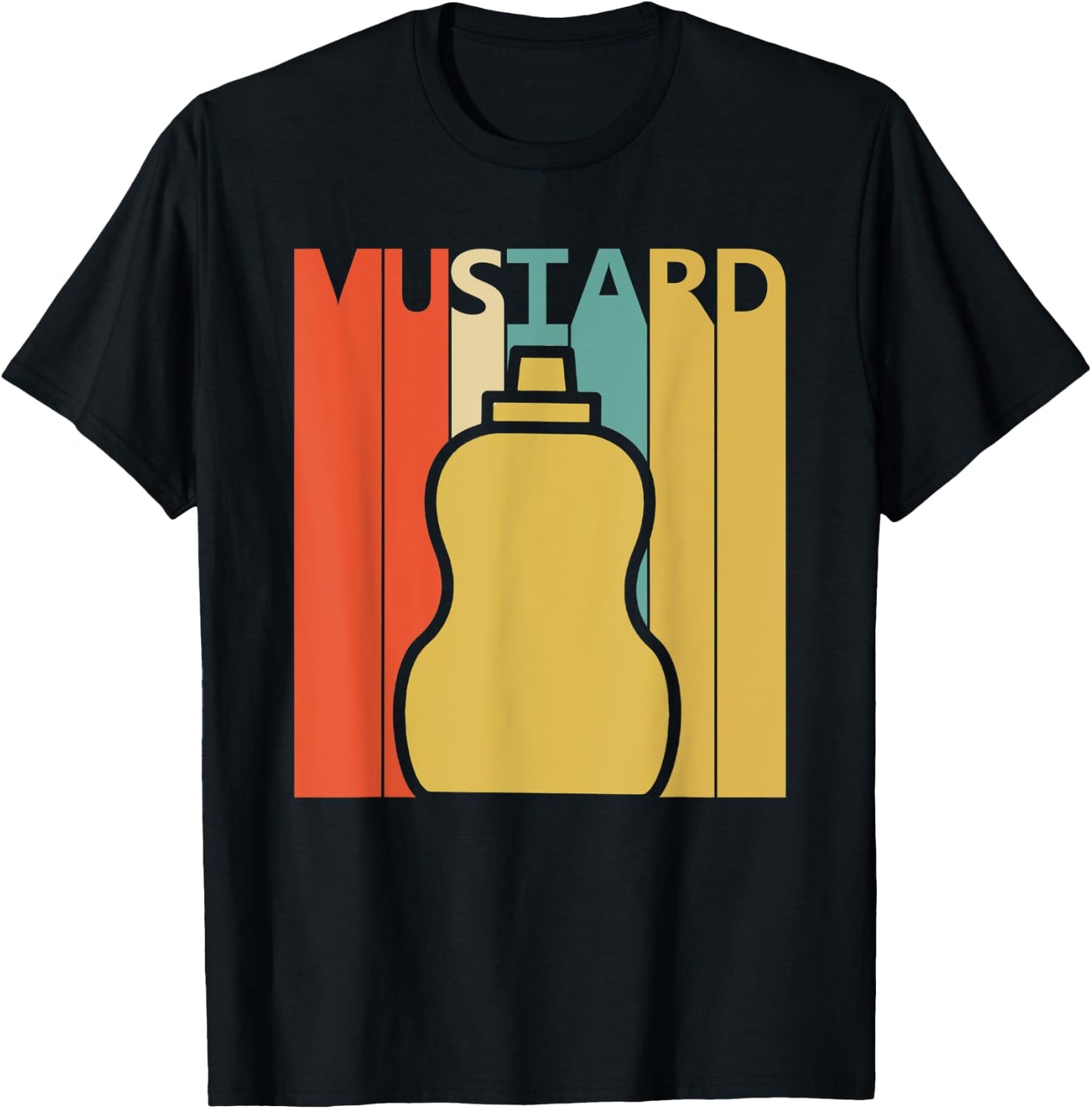 Funny Mustard sauce Lover T-Shirt - T-Shirt | Black