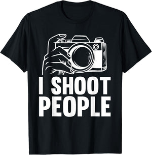 Funny Photographer Art Men Women Camera Photography Lover T-Shirt - T-Shirt | Black