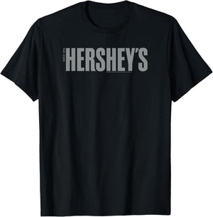 Hershey's Since 1894 Classic Silver Logo Distressed T-Shirt - T-Shirt | Black
