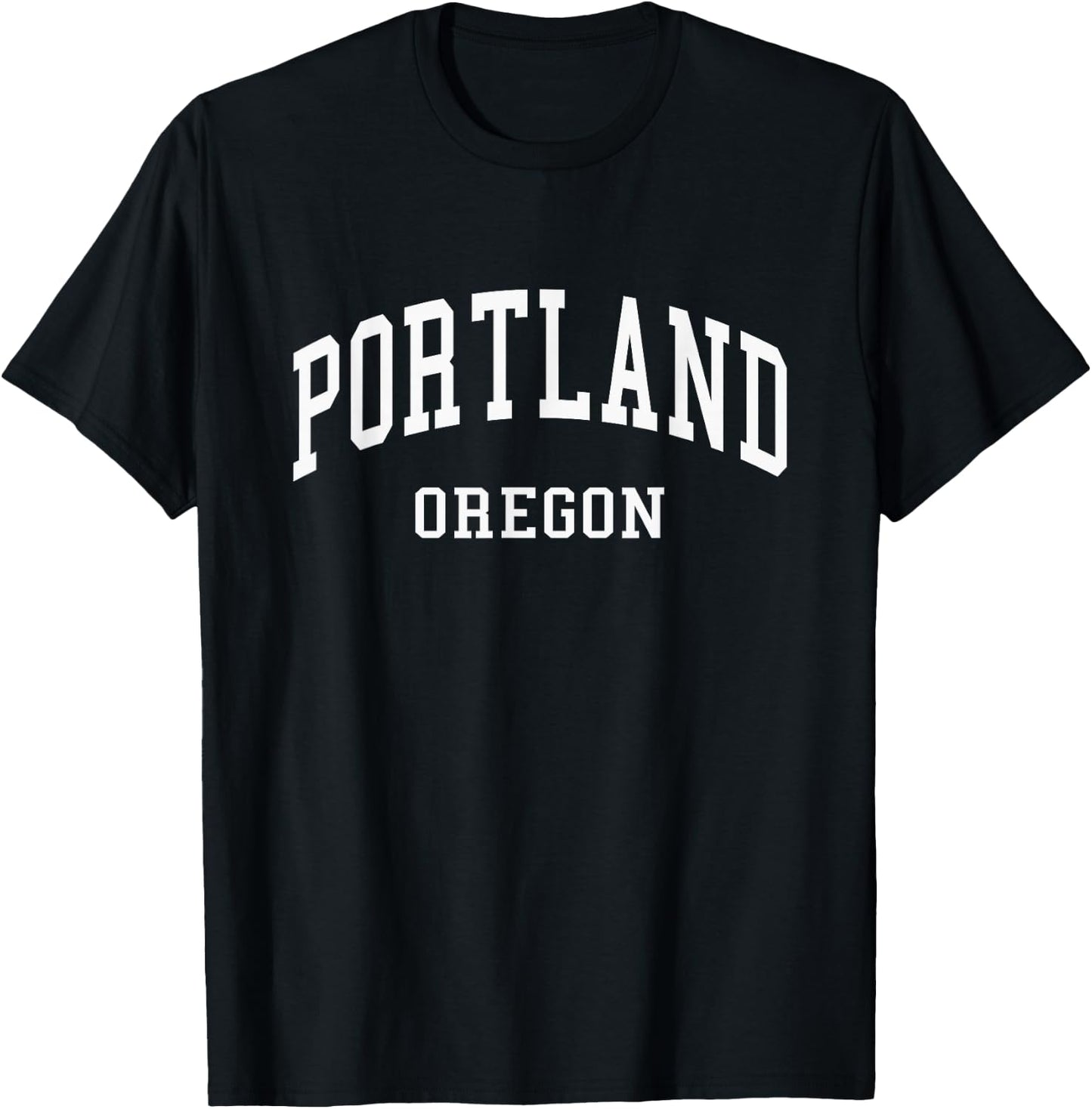 Portland - Oregon - Throwback Design - Classic T-Shirt - T-Shirt | Black